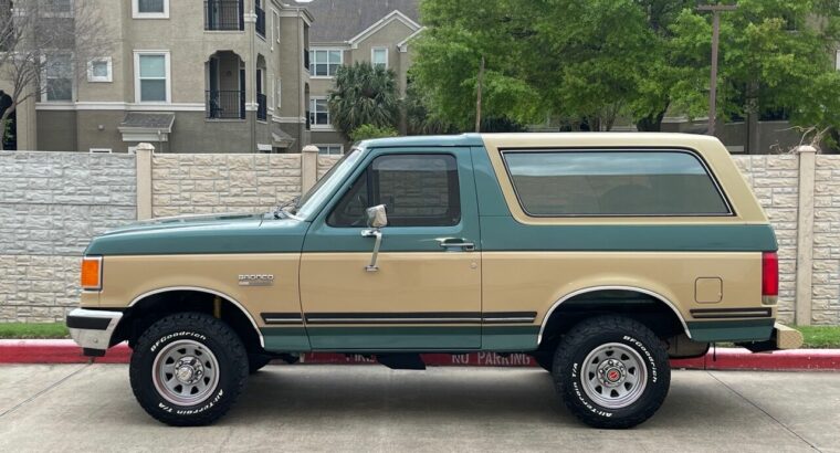 1989 Ford Bronco XLT 4×4 5.0L
